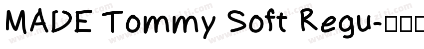MADE Tommy Soft Regu字体转换
